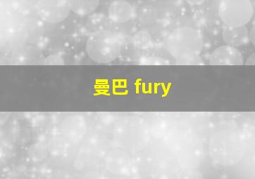 曼巴 fury